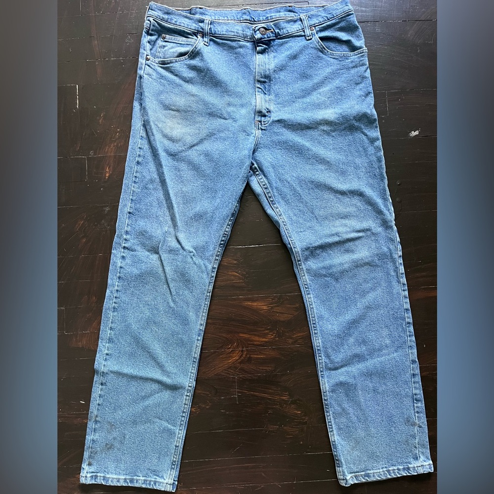 Wrangler Men's Straight Blue Jeans